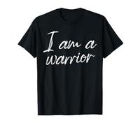 I Am A Warrior Motivational Self Empowerment Citazione Maglietta