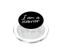 I Am A Warrior Motivational Self Empowerment Citazione PopSockets PopGrip per MagSafe