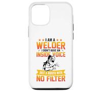 I Am A Welder I Don't Have An Inside Voice Just A Mouth With Custodia per iPhone 12/12 Pro