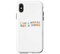 I Am A Woman Not A Womb Womens Diritti Scelta Corpo Sanità Custodia per iPhone X/XS