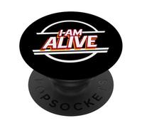 I Am Alive (Dichiarazione felice positiva) PopSockets PopGrip Adesivo