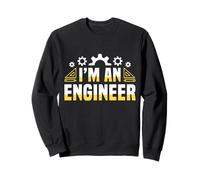 I Am An Engineer Engineering Humor Design Felpa