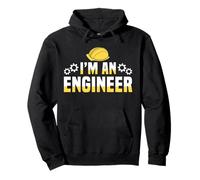 I Am An Engineer Engineering Humor Design Felpa con Cappuccio