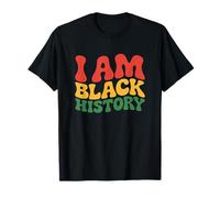 I Am Black History African Pride Juneteenth Maglietta