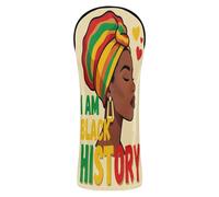 I Am Black History Month African Womens Golf Covers impermeabile con etichette numeriche per legno e driver Fairway Hybrid
