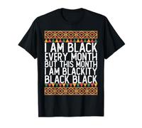 I Am Blackity Black Black History Month Bambini Uomini Donne Regali Maglietta