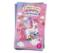 I am Born to be a Unicorn Coloring Book (Tascabile)