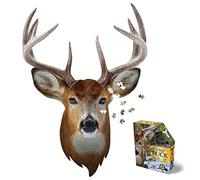 Madd Capp Puzzles - I AM Buck - 550 Pieces - Animal Shaped Jigsaw Puzzle