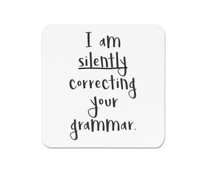 I Am Correzione IN Silenzio Tuo Grammatica Frigo Magnete - Funny Spelling
