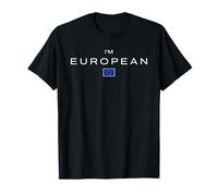 I Am Europa Europea Bandiera UE 2025 Maglietta
