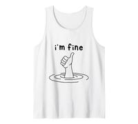 i am Fine | sacarstic | Sarcasmo | Regalo | Divertente Canotta