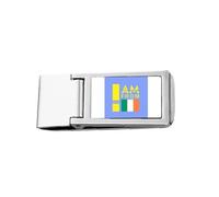 I Am from Ireland Art Deco Fashion Slim Money Clip Stainless Holder Pocket Wallet