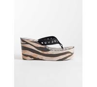I.AM.GIA - Shelby 2.0 - Infradito con zeppa e plateau con borchie e stampa zebrata in coordinato-Multi 37