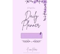 I am Her-The Purple Flower Pink and Purple Daily Planner