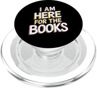 I Am Here For The Books PopSockets PopGrip per MagSafe