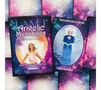 I Am I-Angelic Messages Oracle Cards Mazzo 44 Carte & Guida Solarus