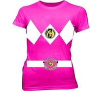 I Am Il Rosa Power Rangers Adolescenti Mighty Morphin Costume Maglietta S-XL