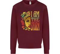 I Am Il Storm Africano Nero Vive Materia Bambini Felpa Maglione