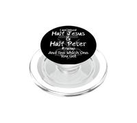 I Am Mixed Half Jesus and Half Peter Christian #Runup Gift PopSockets PopGrip per MagSafe