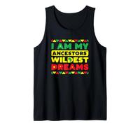 I Am My Antenati Wildest Dreams Vintage Nero Storia Scuro Canotta