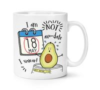 I Am Non Avo-Date Swear 284ml Tazza - Divertente Avocado Vegan Vegetarian