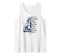I Am Not Afraid I Was Nat To Do This Joan of Arc Navy Ink Canotta