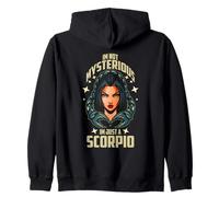 I am Not Mysterious I am Just a Scorpio Felpa con Cappuccio