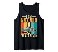 I Am Not Old I'm Six Seven Meme Divertente 67° Compleanno Canotta