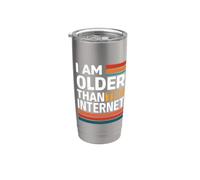 I Am Older Than The Internet Divertente Retro Humor Meme Floppy Bicchiere termico in acciaio inox doppia parete