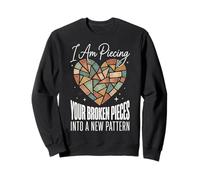 I Am Piecing Your Broken Pieces Into A New Pattern Felpa