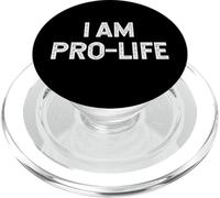 I Am Pro-Life Anti-Aborto Attivista per il sostegno del bambino non nato PopSockets PopGrip per MagSafe