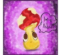 I am rebel: Cute mushroom journal