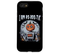 I Am Ro Boo Tic Divertente robot zucca Halloween Spooky Custodia per iPhone SE (2020) / 7/8