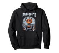I Am Ro Boo Tic Divertente Robot Zucca Halloween Spooky Felpa con Cappuccio