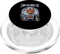I Am Ro Boo Tic Divertente robot zucca Halloween Spooky PopSockets PopGrip per MagSafe