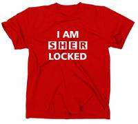 I Am Sherlocked T-Shirt Sherlock Holmes Serie TV Fun Funshirt Logo Watson