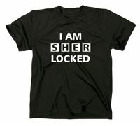 I Am Sherlocked T-Shirt Sherlock Holmes Serie TV Fun Funshirt Logo Watson