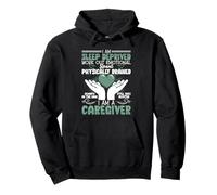 I Am Sleep Deprived Physically Drained Caregiver Felpa con Cappuccio