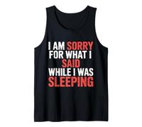 I Am Sorry for What I Said While I Was Sleeping - Canotta
