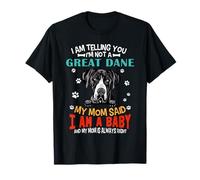 I Am Telling You I'm Not A Great Dane Dog Mom Puppy Lovers Maglietta