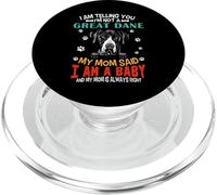 I Am Telling You I'm Not A Great Dane Dog Mom Puppy Lovers PopSockets PopGrip per MagSafe