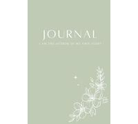 I AM THE AUTHOR, Mint Green: Beautiful 200 page, Hardcover, College Ruled Notebook