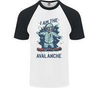 I Am the Avalanche T-Shirt Uomo Baseball Smanicata S/S Cotone
