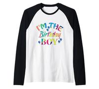 I Am The Birthday Boy Kids Matching Family Cool Graphic Art Maglia con Maniche Raglan