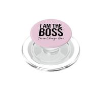 I Am the Boss Wife Mom Im In Charge Here Bossy Big Sister PopSockets PopGrip per MagSafe