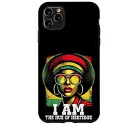 I Am The Hue Of Heritage Black Afro Empowerment Pride Women Custodia per iPhone 11 Pro Max
