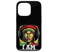 I Am The Hue Of Heritage Black Afro Empowerment Pride Women Custodia per iPhone 13 Pro