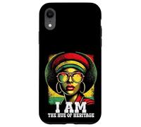 I Am The Hue Of Heritage Black Afro Empowerment Pride Women Custodia per iPhone XR