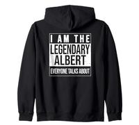 I am The leggendary Shirt, Idea Regalo per Albert Felpa con Cappuccio