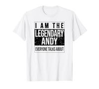 I am The leggendary Shirt, Idea Regalo per Andy Maglietta